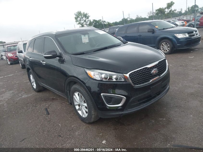 2018 Kia Sorento 2.4L Lx VIN: 5XYPG4A37JG376877 Lot: 39446201