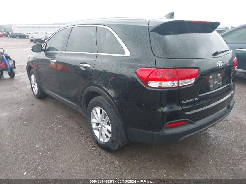 2018 Kia Sorento 2.4L Lx VIN: 5XYPG4A37JG376877 Lot: 39446201