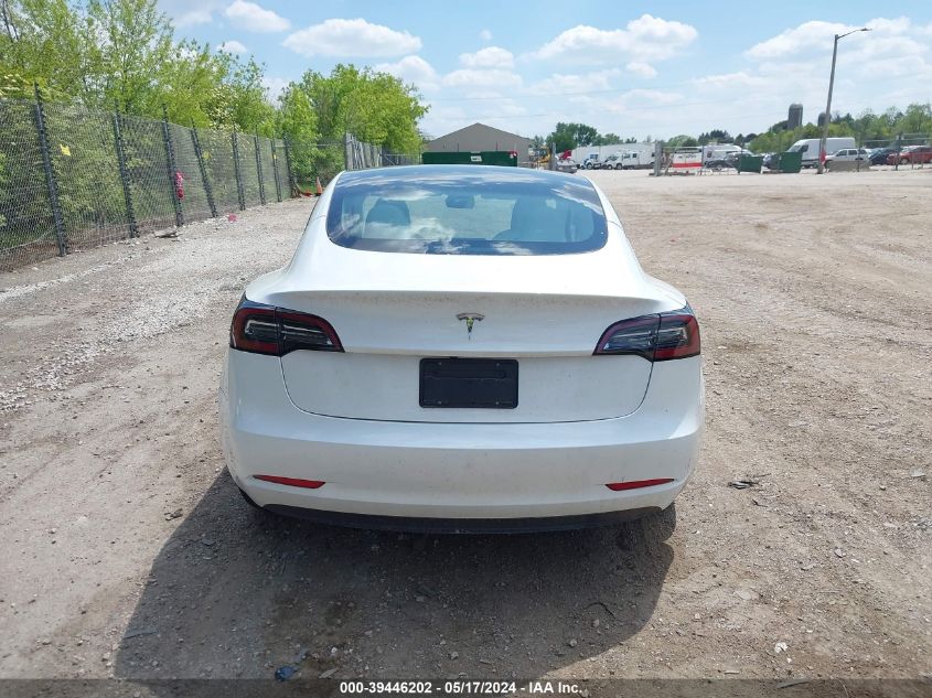 2023 Tesla Model 3 Rear-Wheel Drive VIN: 5YJ3E1EA8PF384000 Lot: 39446202