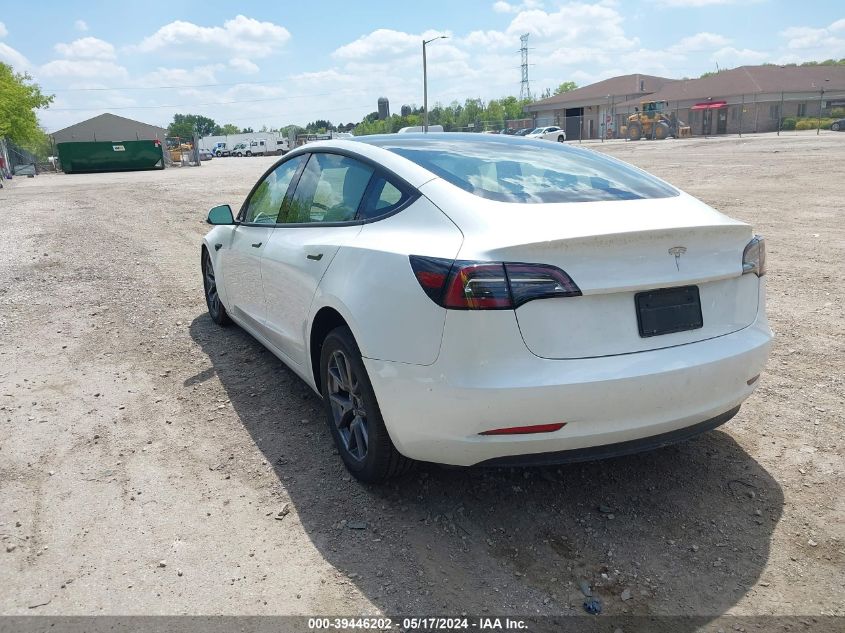 2023 Tesla Model 3 Rear-Wheel Drive VIN: 5YJ3E1EA8PF384000 Lot: 39446202