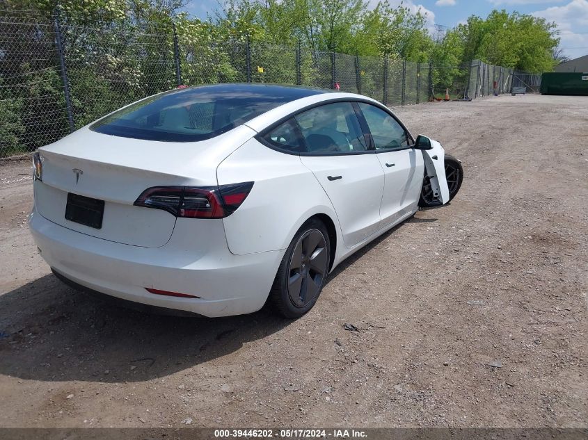 2023 Tesla Model 3 Rear-Wheel Drive VIN: 5YJ3E1EA8PF384000 Lot: 39446202