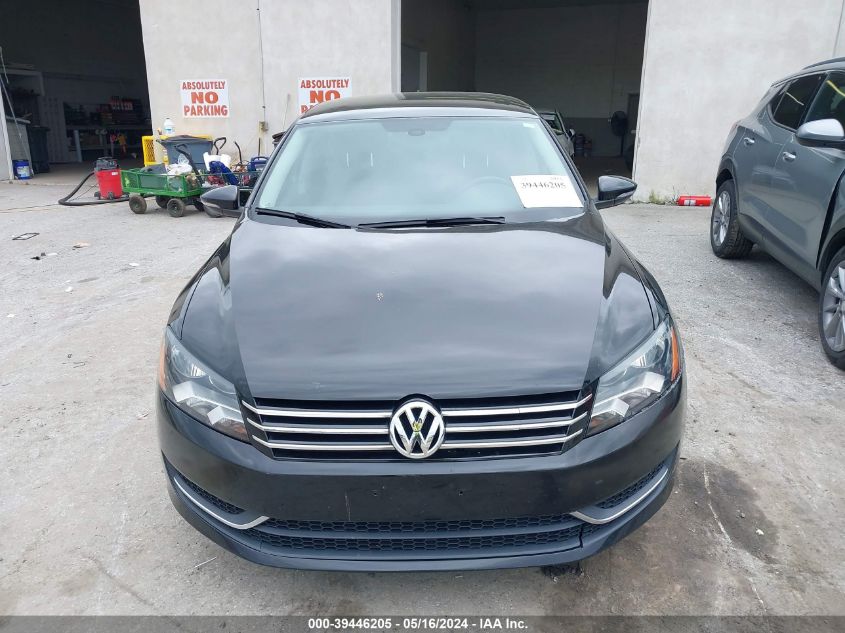 2012 Volkswagen Passat 2.5L Se VIN: 1VWBP7A35CC102206 Lot: 39446205