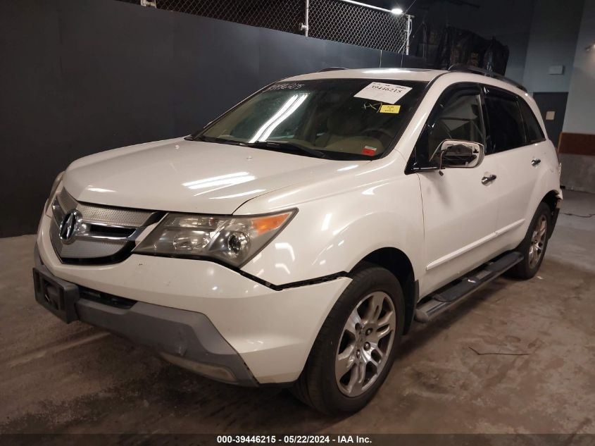 2008 Acura Mdx VIN: 2HNYD28208H507457 Lot: 39446215