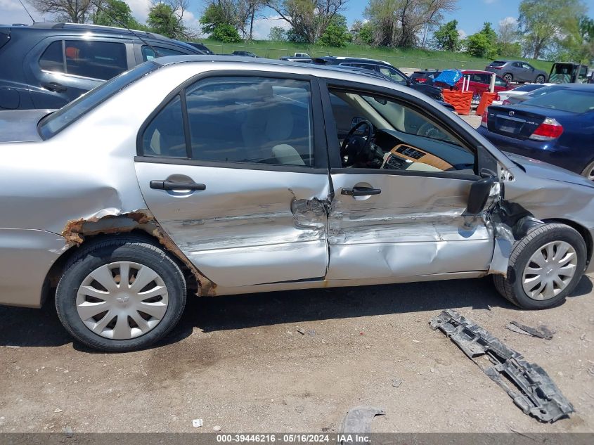 2006 Mitsubishi Lancer Es/Se VIN: JA3AJ26E76U023095 Lot: 39446216