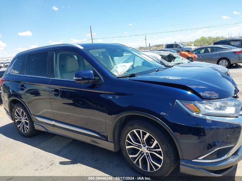 2018 Mitsubishi Outlander Gt VIN: JA4JZ4AX3JZ051769 Lot: 39446245