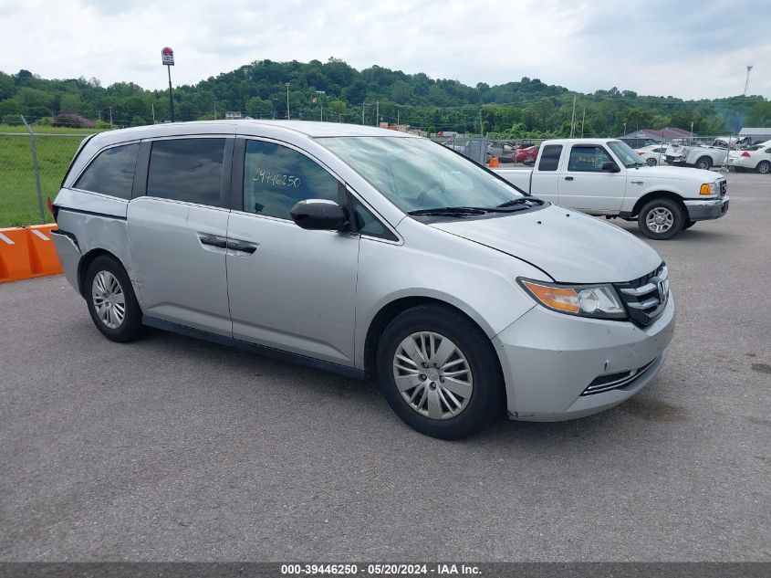 2015 Honda Odyssey Lx VIN: 5FNRL5H29FB105566 Lot: 39446250