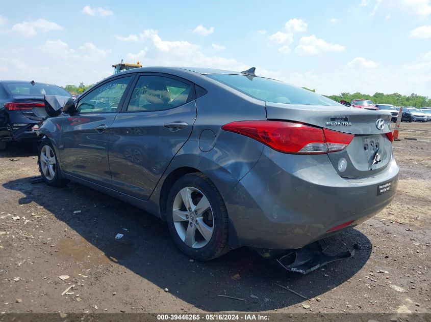 2013 Hyundai Elantra Gls VIN: 5NPDH4AE7DH373184 Lot: 39446265