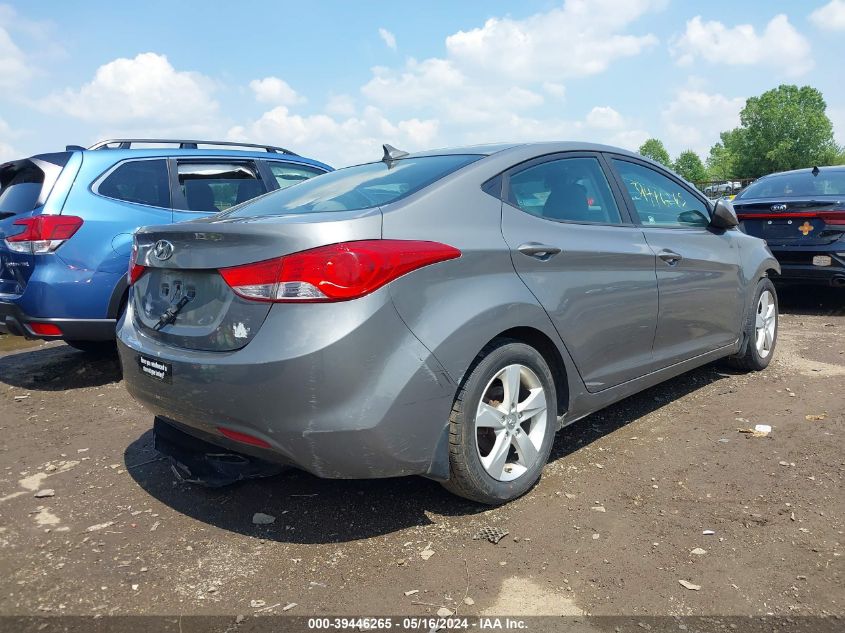 2013 Hyundai Elantra Gls VIN: 5NPDH4AE7DH373184 Lot: 39446265