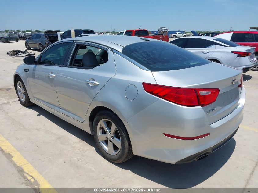 2015 Kia Optima Lx VIN: 5XXGM4A72FG402891 Lot: 39446287