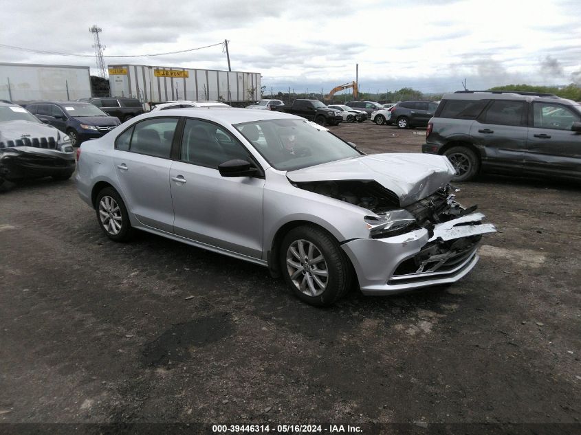 2015 Volkswagen Jetta 1.8T Se VIN: 3VWD17AJXFM278437 Lot: 39446314