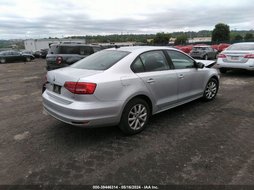 2015 Volkswagen Jetta 1.8T Se VIN: 3VWD17AJXFM278437 Lot: 39446314