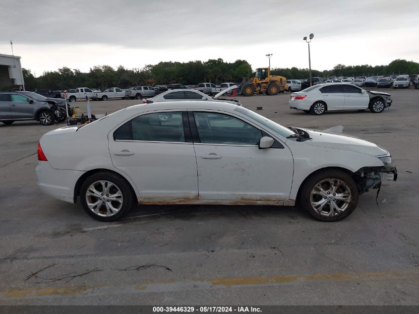 2012 Ford Fusion Se VIN: 3FAHP0HA1CR158255 Lot: 39446329