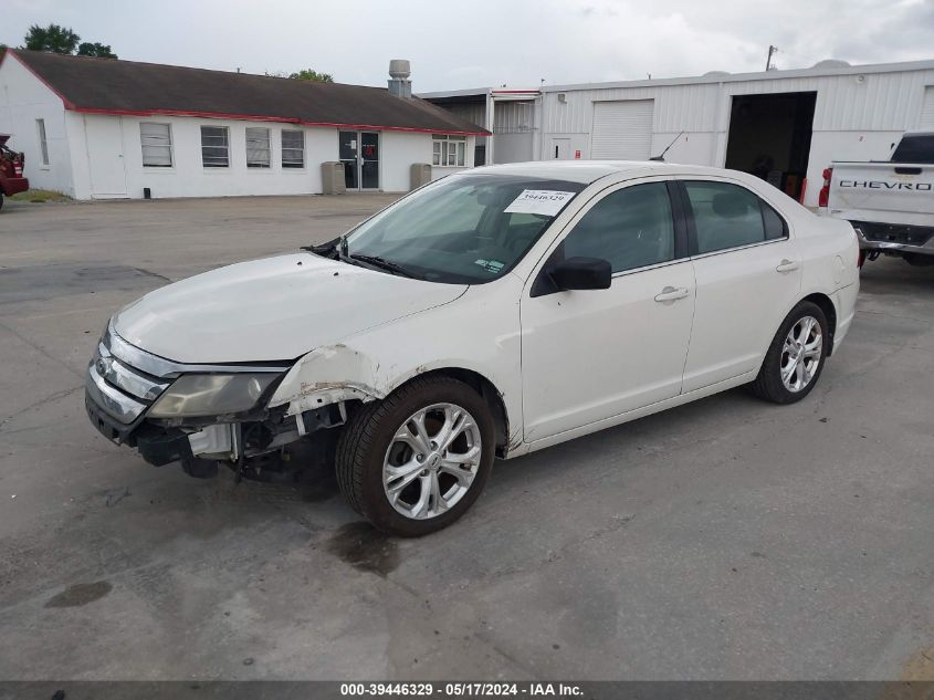 2012 Ford Fusion Se VIN: 3FAHP0HA1CR158255 Lot: 39446329