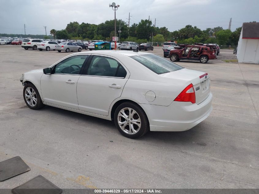 2012 Ford Fusion Se VIN: 3FAHP0HA1CR158255 Lot: 39446329