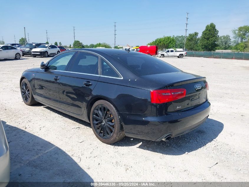 2013 Audi A6 3.0T Premium VIN: WAUGGAFC8DN013005 Lot: 39446330