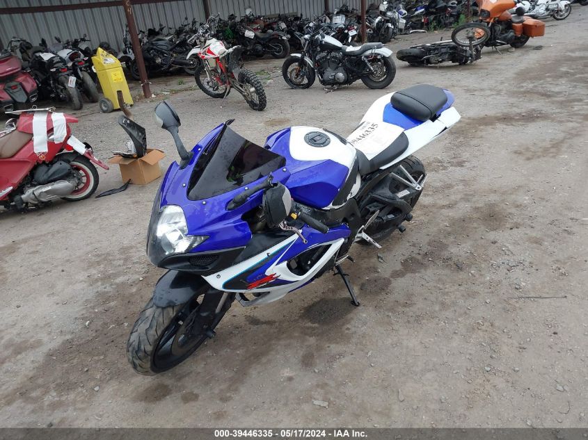 2006 Suzuki Gsx-R600 K6 VIN: JS1GN7DA362105523 Lot: 39446335