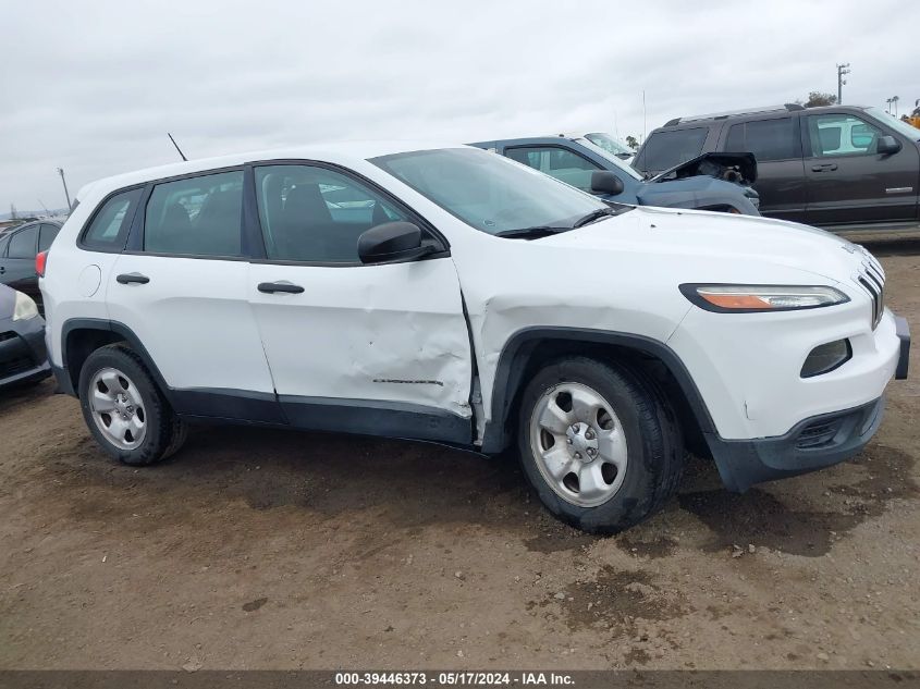 2015 Jeep Cherokee Sport VIN: 1C4PJLAB2FW507517 Lot: 39446373