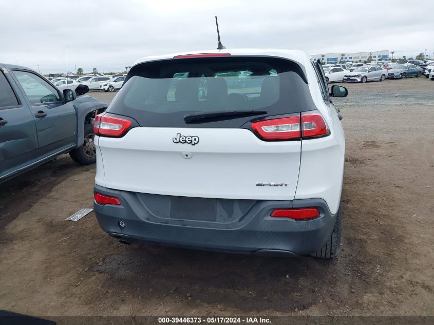 2015 Jeep Cherokee Sport VIN: 1C4PJLAB2FW507517 Lot: 39446373