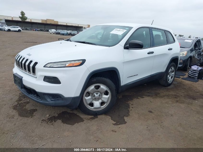 2015 Jeep Cherokee Sport VIN: 1C4PJLAB2FW507517 Lot: 39446373