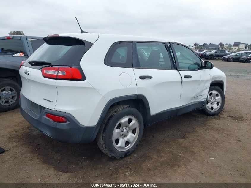 2015 Jeep Cherokee Sport VIN: 1C4PJLAB2FW507517 Lot: 39446373