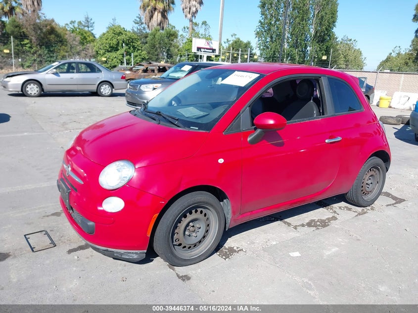 2013 Fiat 500 Pop VIN: 3C3CFFAR8DT674115 Lot: 39446374
