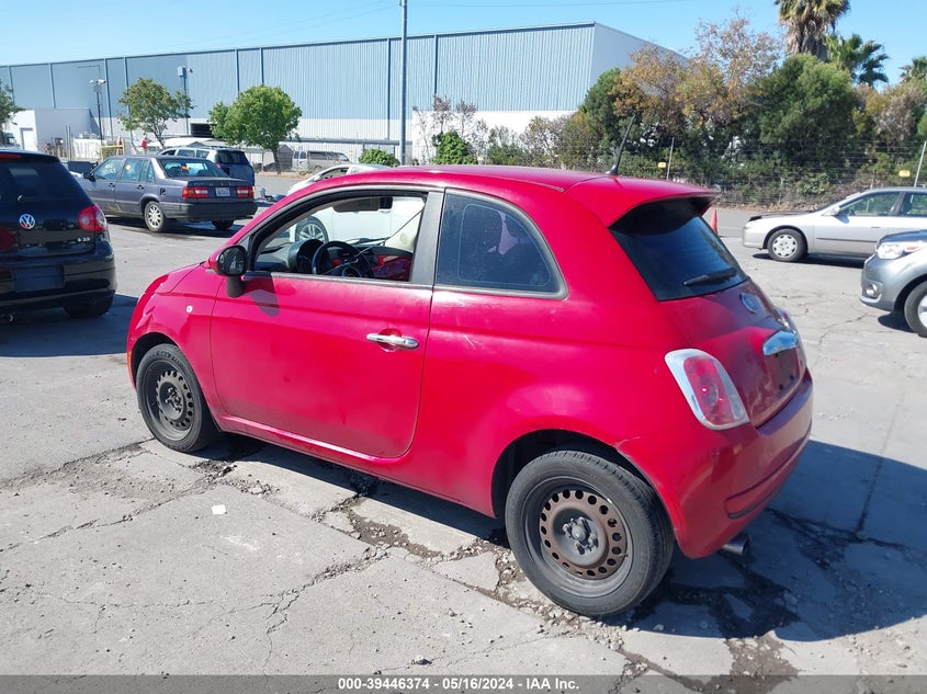 2013 Fiat 500 Pop VIN: 3C3CFFAR8DT674115 Lot: 39446374