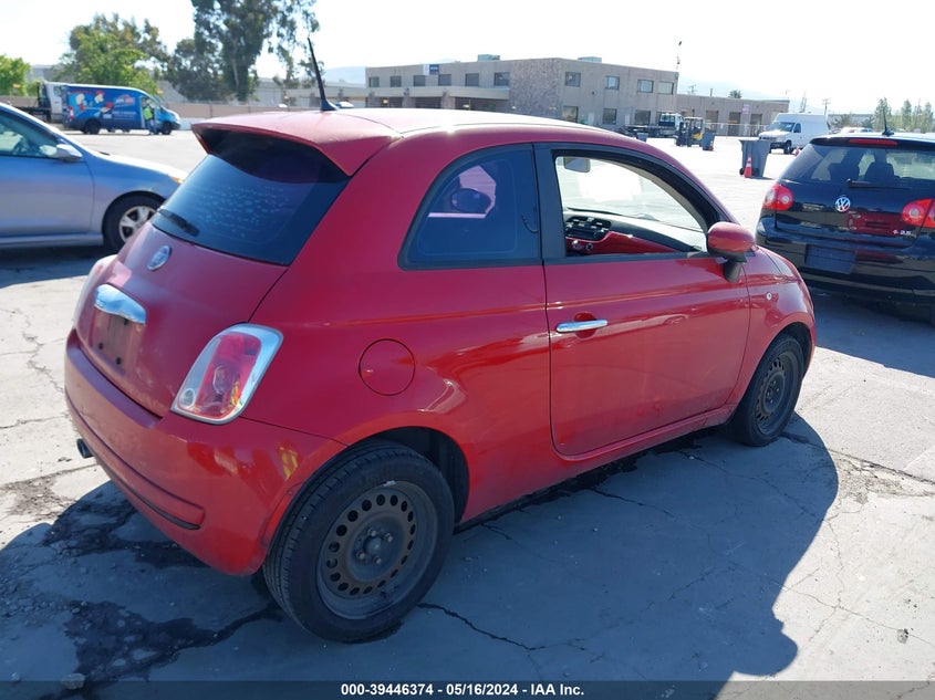 2013 Fiat 500 Pop VIN: 3C3CFFAR8DT674115 Lot: 39446374
