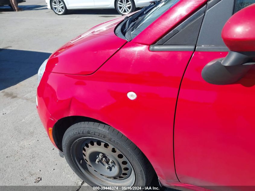 2013 Fiat 500 Pop VIN: 3C3CFFAR8DT674115 Lot: 39446374