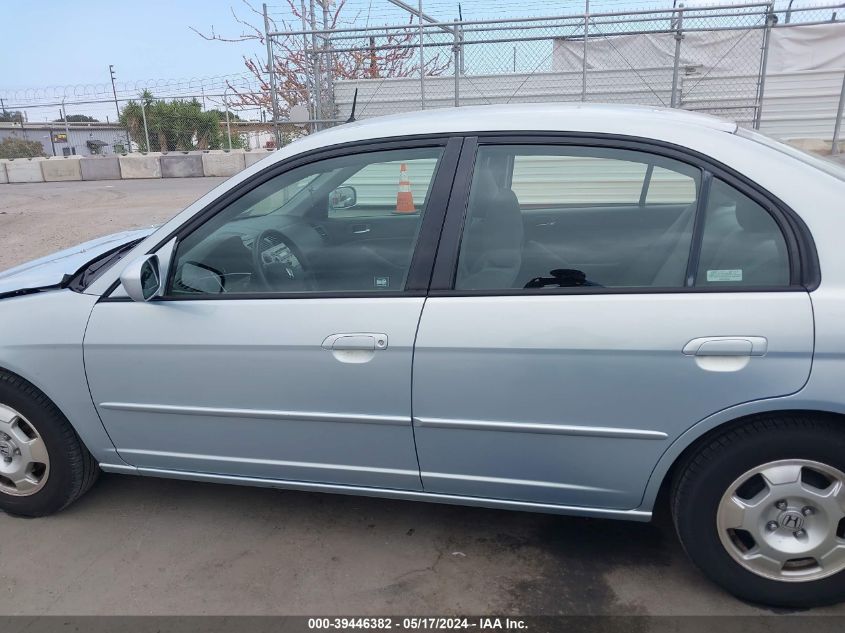 2004 Honda Civic Hybrid VIN: JHMES96654S012668 Lot: 39446382
