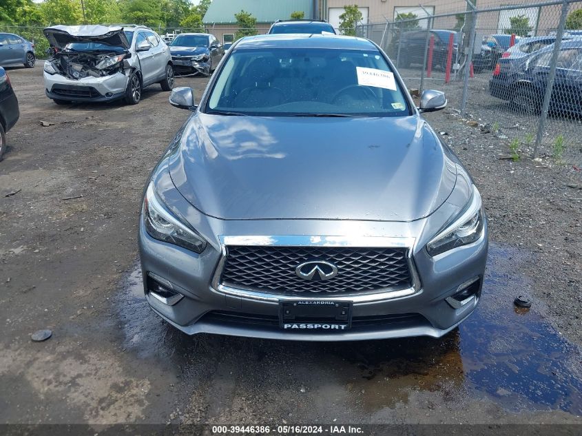 2018 Infiniti Q50 3.0T Luxe VIN: JN1EV7AR6JM433526 Lot: 39446386