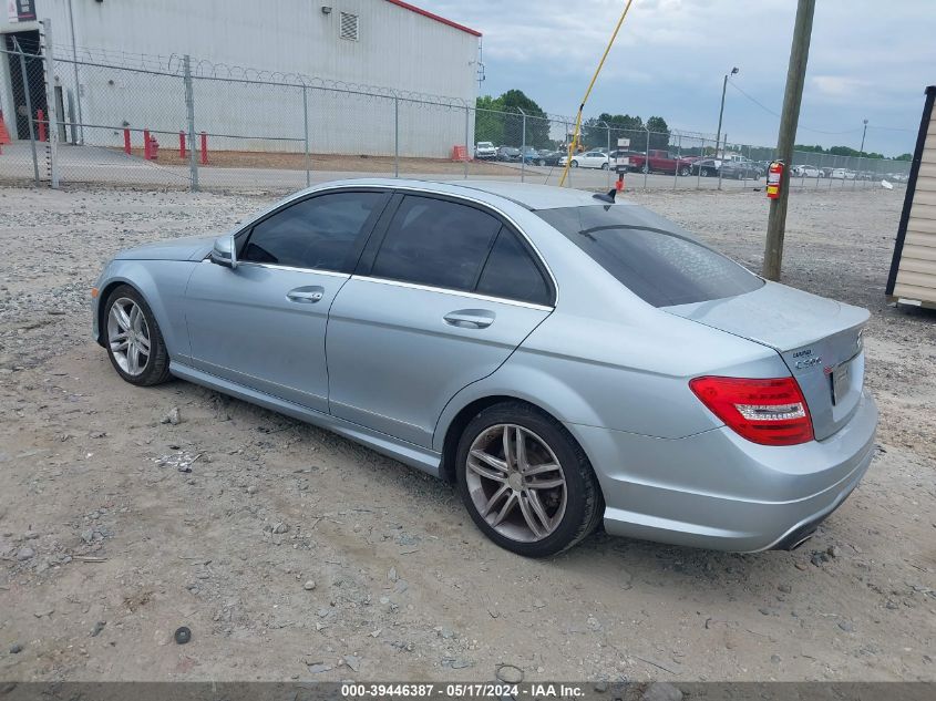 WDDGF8AB0DR278870 | 2013 MERCEDES-BENZ C 300