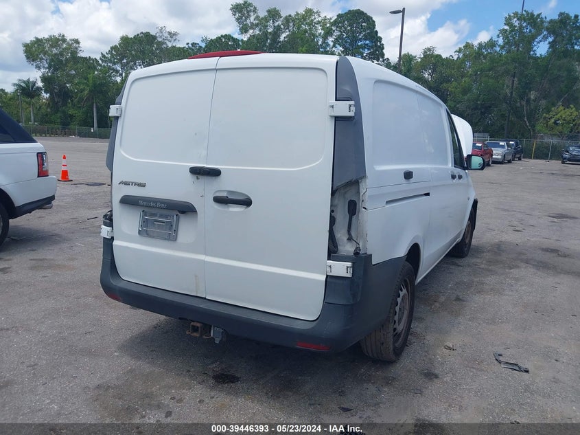 2016 Mercedes-Benz Metris VIN: WD3PG2EA4G3096399 Lot: 39446393