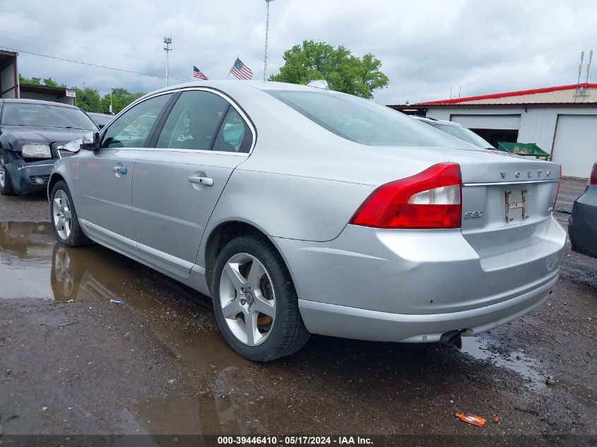 2009 Volvo S80 T6 VIN: YV1AH992X91104986 Lot: 39446410