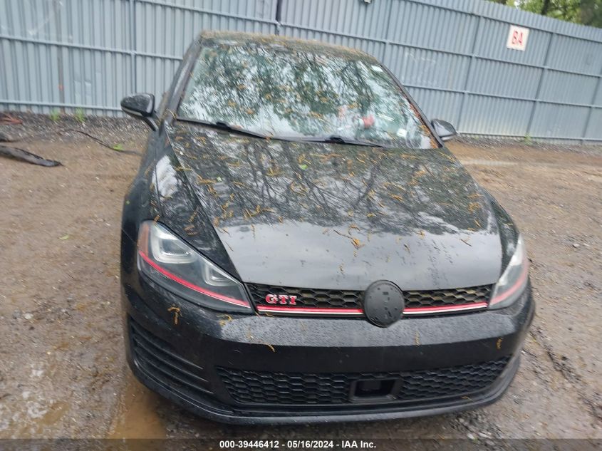 2017 Volkswagen Golf Gti Autobahn 4-Door/S 4-Door/Se 4-Door/Sport 4-Door VIN: 3VW547AUXHM036482 Lot: 39446412