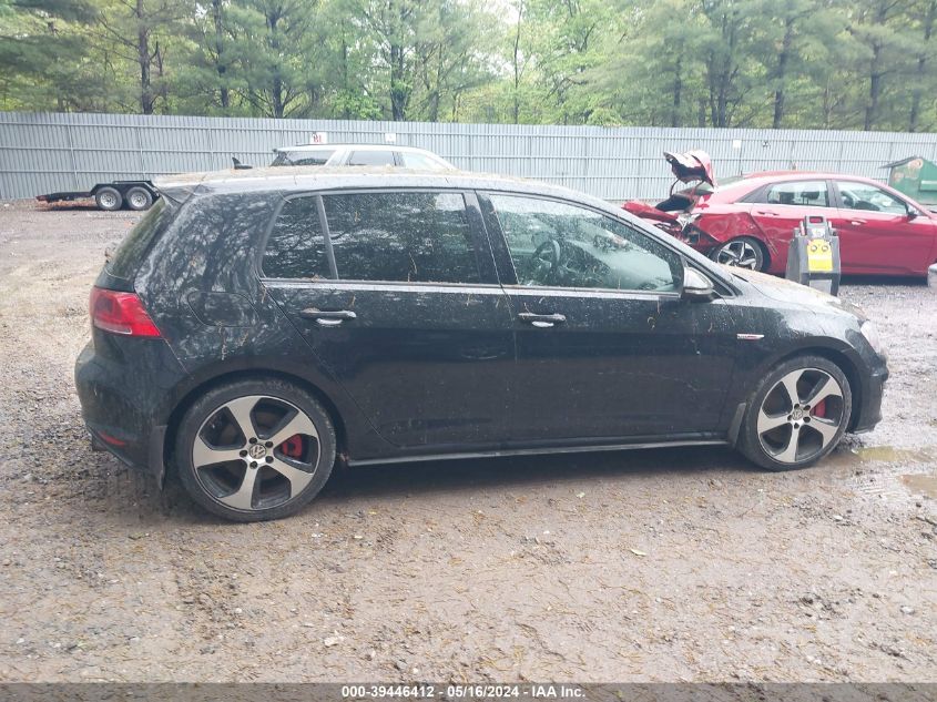 2017 Volkswagen Golf Gti Autobahn 4-Door/S 4-Door/Se 4-Door/Sport 4-Door VIN: 3VW547AUXHM036482 Lot: 39446412