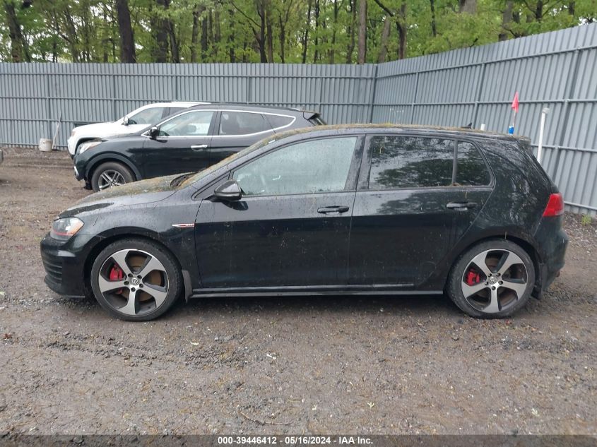 2017 Volkswagen Golf Gti Autobahn 4-Door/S 4-Door/Se 4-Door/Sport 4-Door VIN: 3VW547AUXHM036482 Lot: 39446412