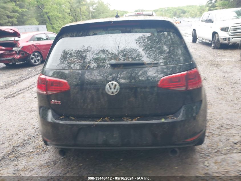 2017 Volkswagen Golf Gti Autobahn 4-Door/S 4-Door/Se 4-Door/Sport 4-Door VIN: 3VW547AUXHM036482 Lot: 39446412