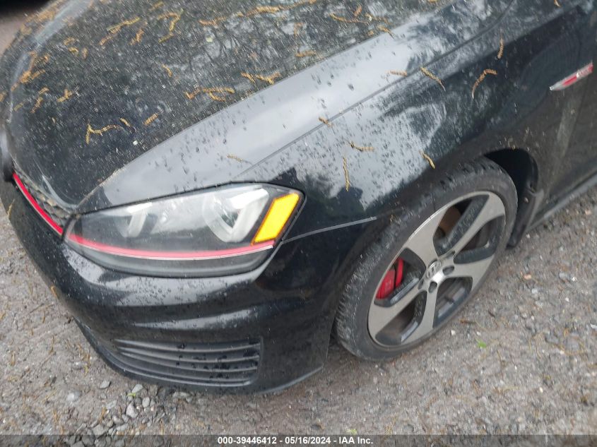 2017 Volkswagen Golf Gti Autobahn 4-Door/S 4-Door/Se 4-Door/Sport 4-Door VIN: 3VW547AUXHM036482 Lot: 39446412