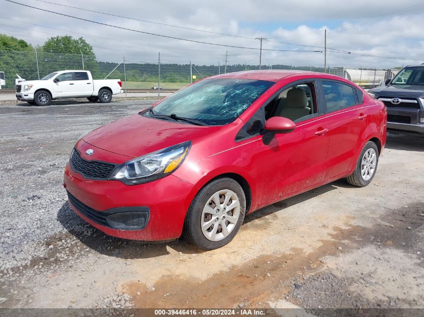 2013 Kia Rio Lx VIN: KNADM4A34D6214527 Lot: 39446416