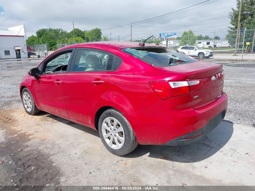 2013 Kia Rio Lx VIN: KNADM4A34D6214527 Lot: 39446416