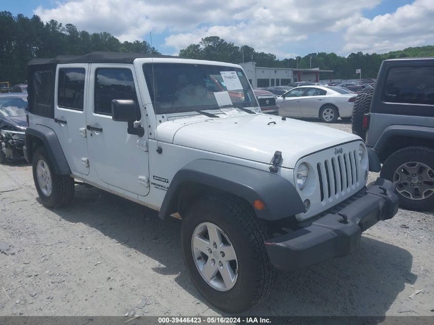 2015 Jeep Wrangler Unlimited Sport VIN: 1C4HJWDG9FL507416 Lot: 39446423