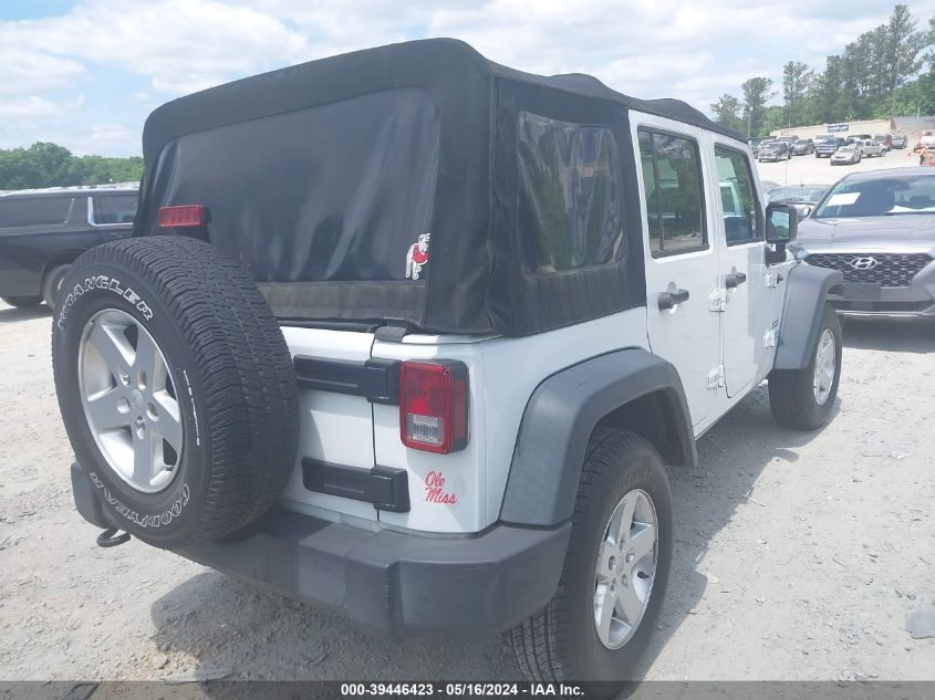 2015 Jeep Wrangler Unlimited Sport VIN: 1C4HJWDG9FL507416 Lot: 39446423