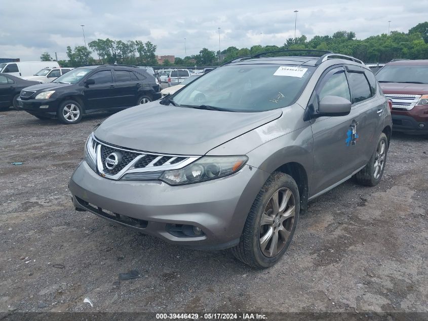 2012 Nissan Murano Le VIN: JN8AZ1MU3CW106753 Lot: 39446429