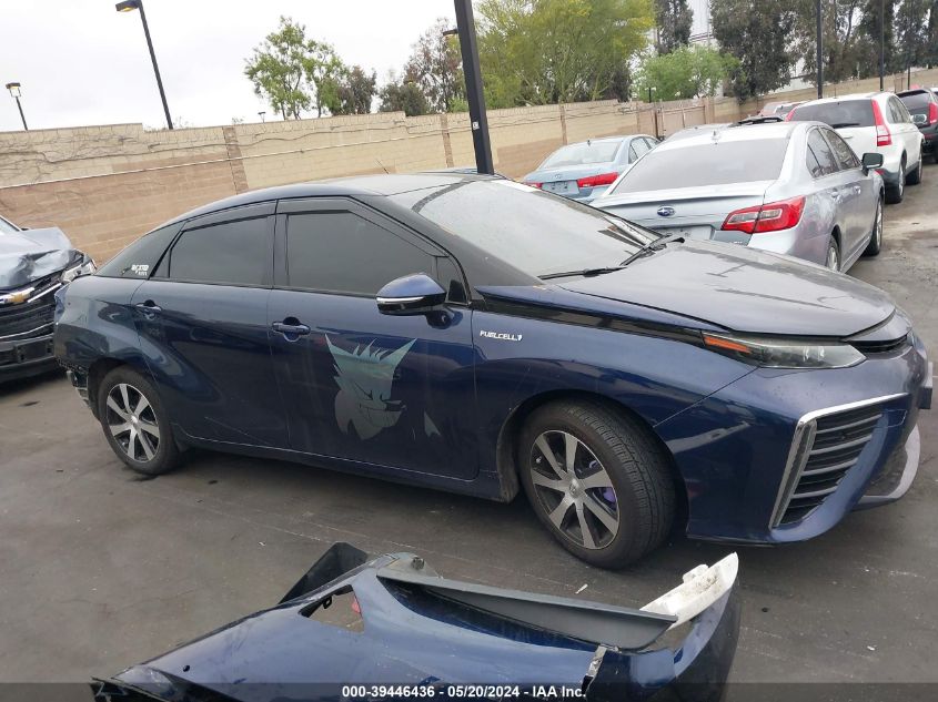 2016 Toyota Mirai VIN: JTDBVRBD1GA000382 Lot: 39446436