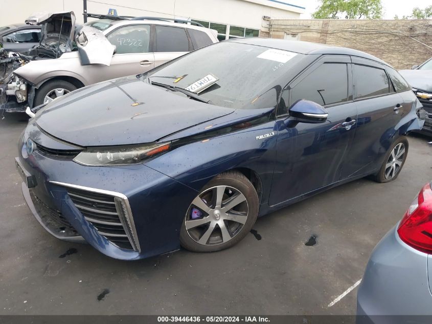 2016 Toyota Mirai VIN: JTDBVRBD1GA000382 Lot: 39446436