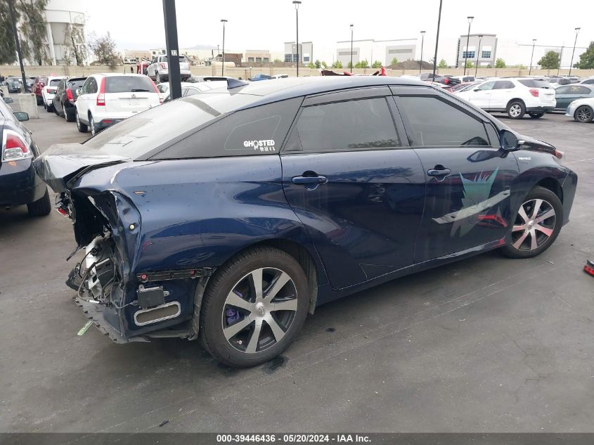 2016 Toyota Mirai VIN: JTDBVRBD1GA000382 Lot: 39446436