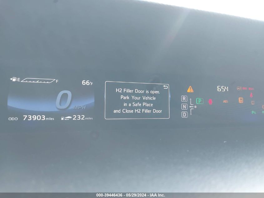 2016 Toyota Mirai VIN: JTDBVRBD1GA000382 Lot: 39446436