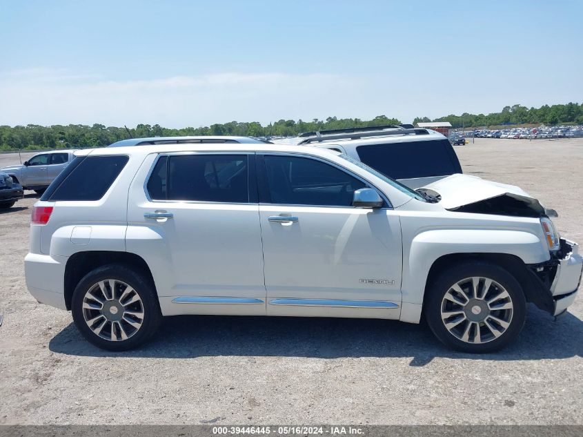 2016 GMC Terrain Denali VIN: 2GKFLRE38G6187261 Lot: 39446445
