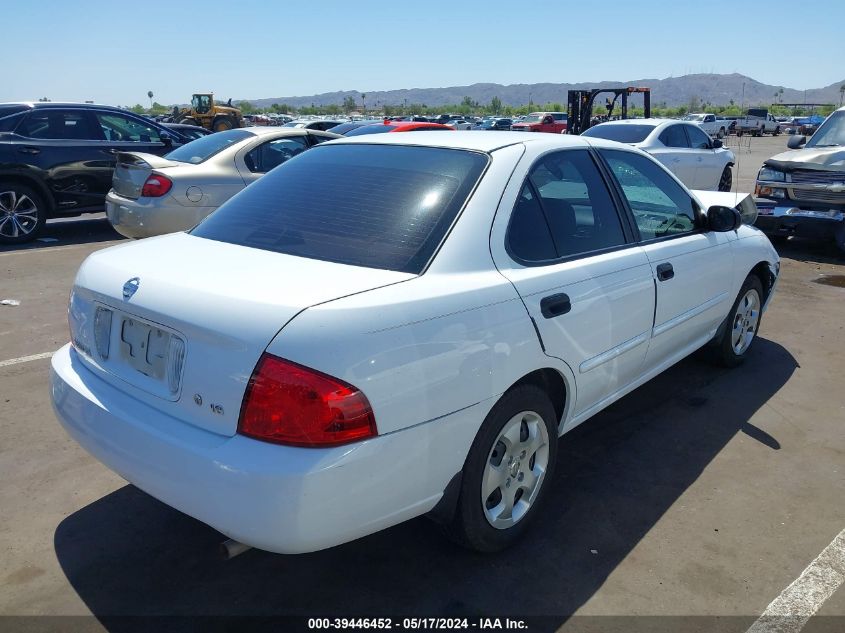 2004 Nissan Sentra 1.8/1.8S VIN: 3N1CB51D34L486756 Lot: 39446452