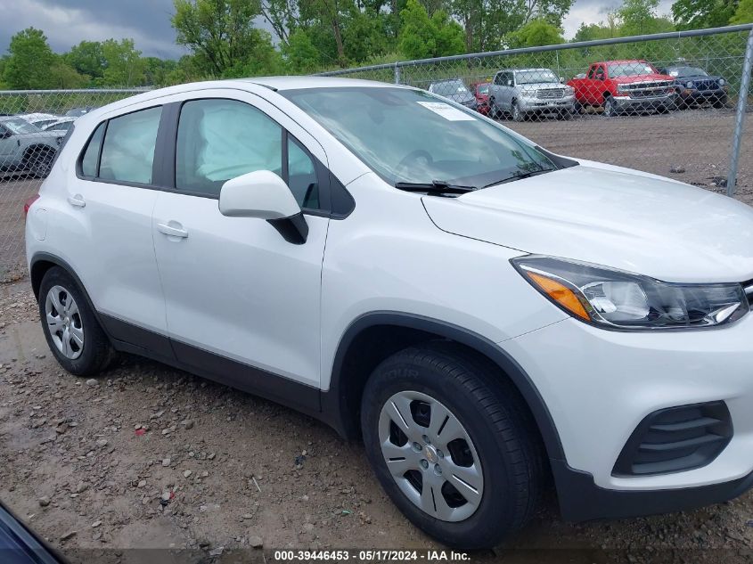 2017 Chevrolet Trax Ls VIN: 3GNCJKSB4HL277969 Lot: 39446453